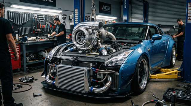 撸啊撸改装视频 - 涡轮增压改装视频教程