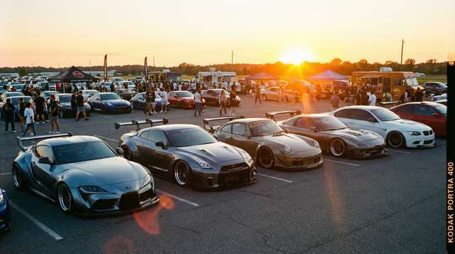 撸啊撸跑车视频 - 改装车聚会视频